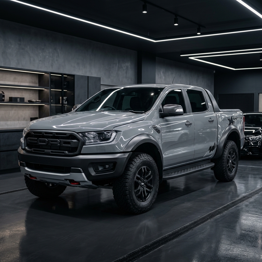 Xe Ford Ranger Raptor dán phim bảo vệ sơn PPF cao cấp